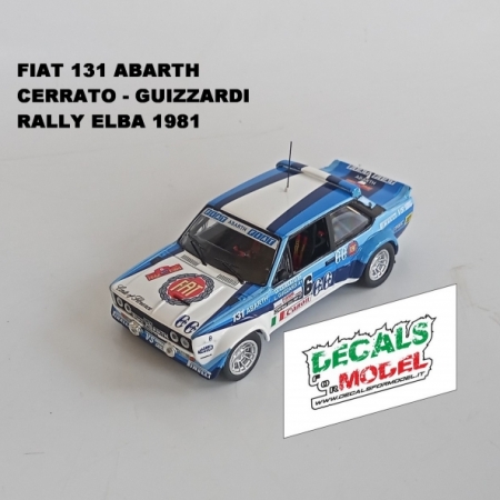 1:43 FIAT 131 ABARTH - CERRATO - RALLY ELBA 1981