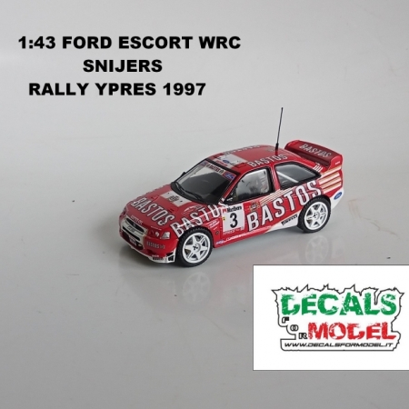 1:43 FORD ESCORT WRC - BASTOS - SNIJERS - RALLY YPRES 1997