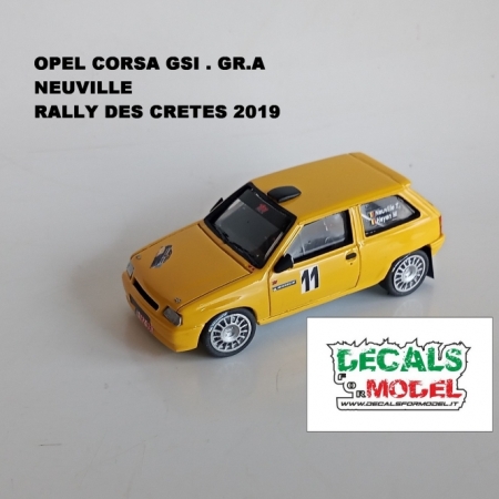 1:43 OPEL CORSA GSI - NEUVILLE - RALLY DES CRETES 2019