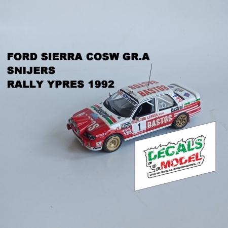 1:43 FORD SIERRA COSW BASTOS - SNIJERS - RALLY YPRES 1992