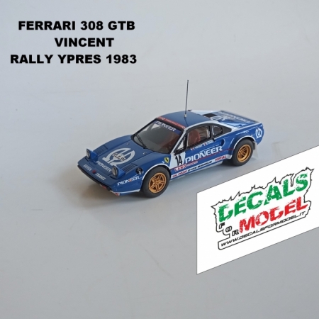 1:43 FERRARI 308 GTB - VINCENT - RALLY YPRES 1983