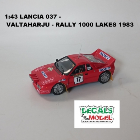 1:43 LANCIA 037 - VALTAHARJU - RALLY 1000 LAKES 1983