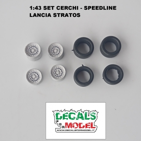 SET 4 CERCHI LANCIA STRATOS - SPEEDLINE