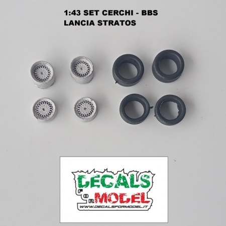 SET 4 CERCHI LANCIA STRATOS - BBS