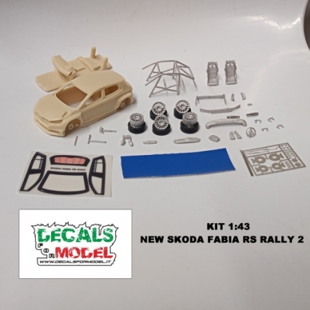 KIT 1:43 SKODA FABIA RS RALLY 2 - ONLY KIT