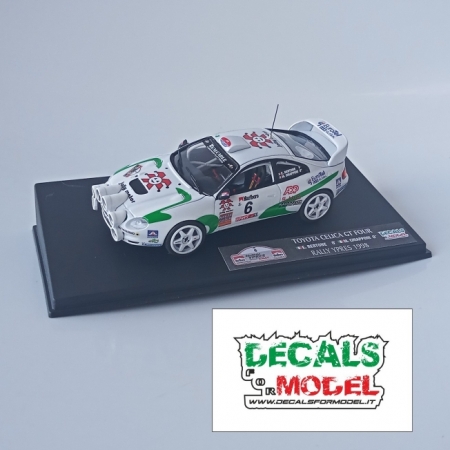 MODELLO 1:43 TOYOTA CELICA GT4 - BERTONE - RALLY YPRES 1998