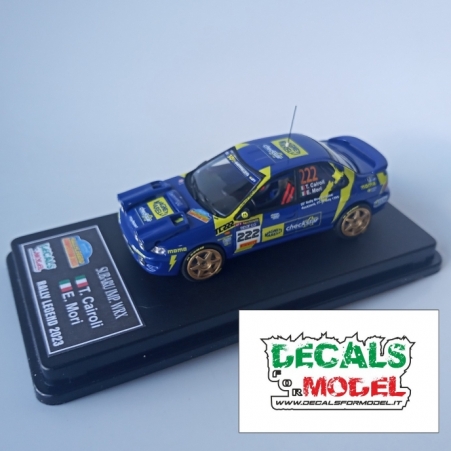 MODELLO 1:43 SUBARU IMPREZA WRX - CAIROLI - RALLY LEGEND 2023