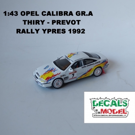 MODELLO 1:43 OPEL CALIBRA GR. A - THIRY - RALLY YPRES 1992