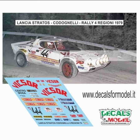 1:24 DECAL LANCIA STRATOS - CODOGNELLI - RALLY 4 REGIONI 1979