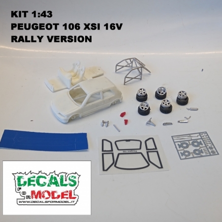 KIT 1:43 PEUGEOT 106 XSI 16V - RALLY VERSION