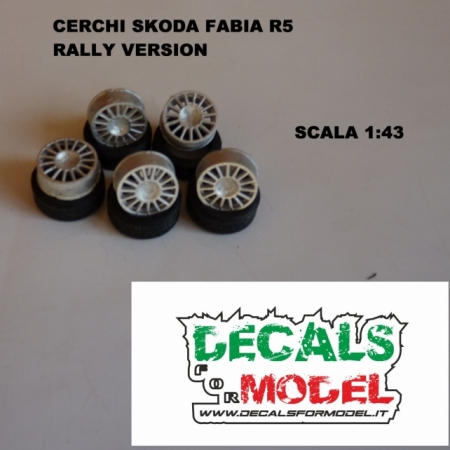 SET CERCHI SKODA FABIA R5