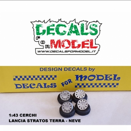 1:43 CERCHI LANCIA STRATOS VERSIONE TERRA - NEVE