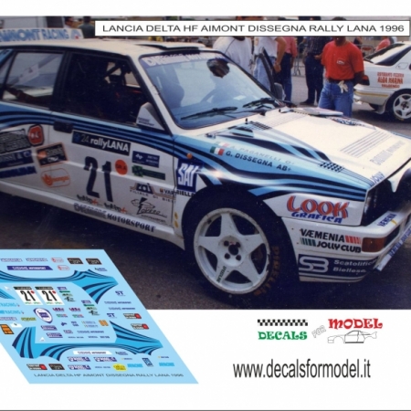 LANCIA DELTA HF - DISSEGNA - RALLY LANA 1996