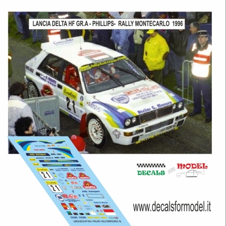 LANCIA DELTA HF - PHILLIPS - RALLY MONTECARLO 1996