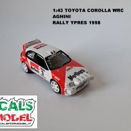 1:43 TOYOTA COROLLA WRC - AGHINI - RALLY YPRES 1998