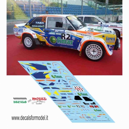 DECALS 1:24 - FIAT 131 ABARTH - DIANA - RALLY LEGEND 2016