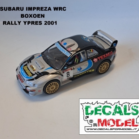 MODELLO 1:43 - SUBARU IMP. WRC - BOXOEN - RALLY YPRES 2001