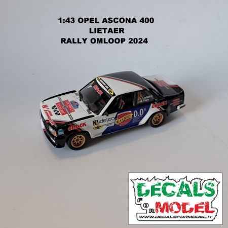 MODELLO 1:43 - OPEL ASCONA 400 - LIETAER - RALLY OMLLOP 2024